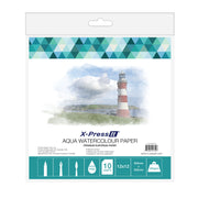 Aqua W/C Paper 300gsm 12x12 Pk of 10