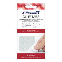 Glue Tabs 10x10mm 80pcs Removable