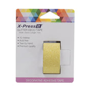 X-Press It Glitter Deco Tape Gold 25mm x 10m