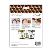 X-Press It Copper Metal Leaf 140x140 25sh/bk